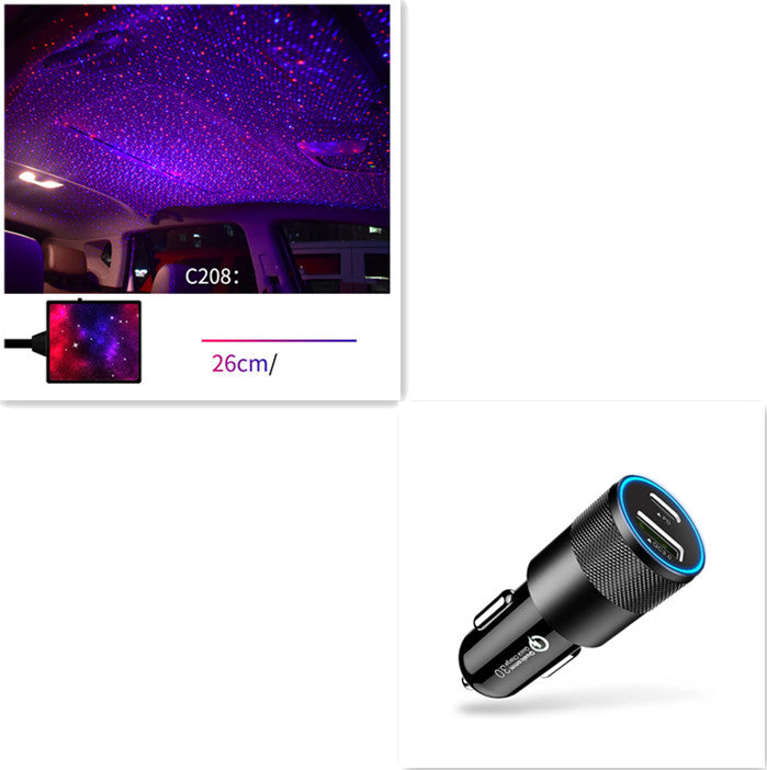 Star Light Projector Party Lights USB LED Light Interior Lighting LED Interior Car Lights Starry Sky Galaxy Night Lights