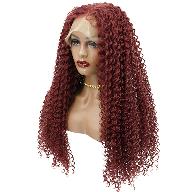 Women's Fashion Long Hair Synthetic Lace Wig