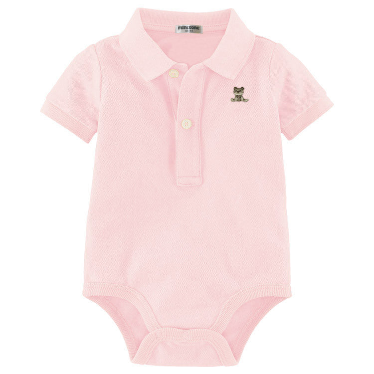 Baby Polo Short Sleeve Triangle Baby One Piece