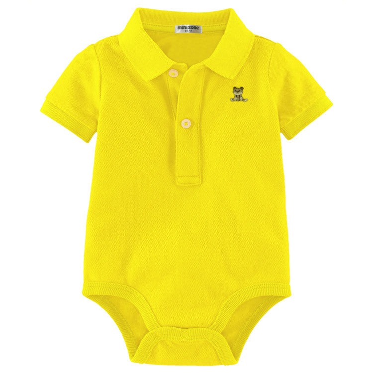 Baby Polo Short Sleeve Triangle Baby One Piece