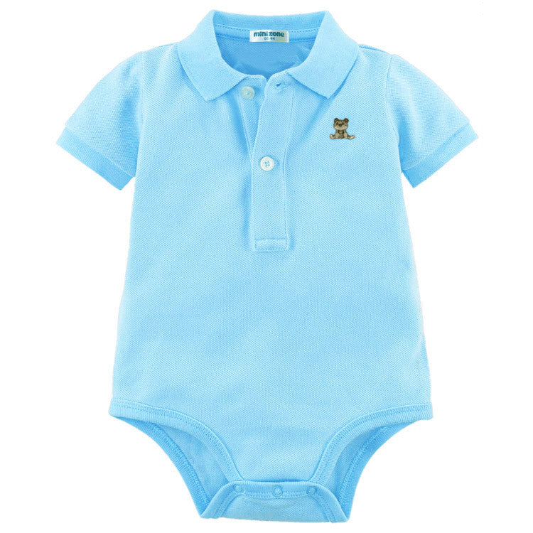 Baby Polo Short Sleeve Triangle Baby One Piece