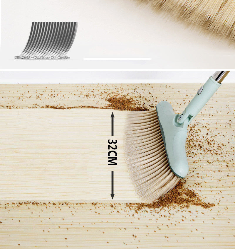 Magic broom and dustpan combination