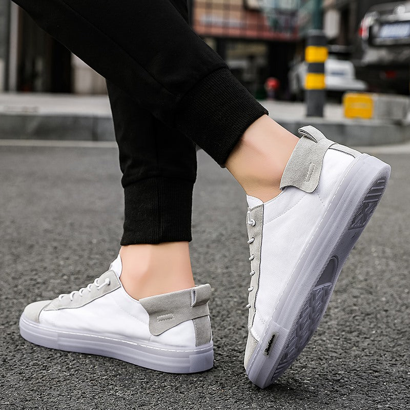 Men's high-top canvas sneakers