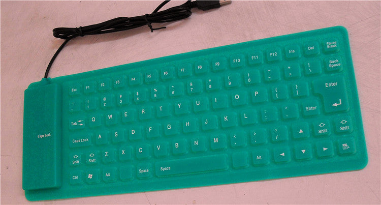 Wired silicone keyboard