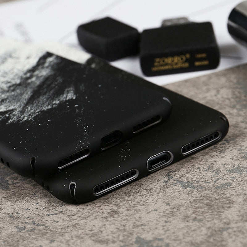 Compatible with Apple , Water paste frosted phone case