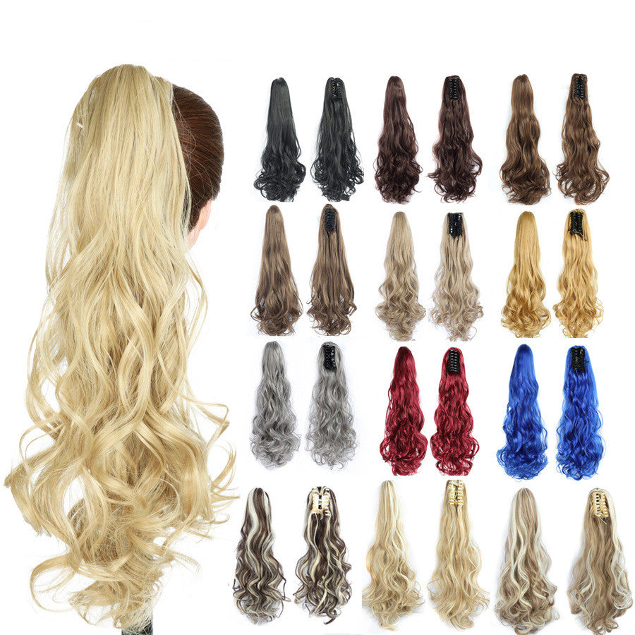 Fluffy Natural Lifelike Claw Clip Ponytail Wholesale