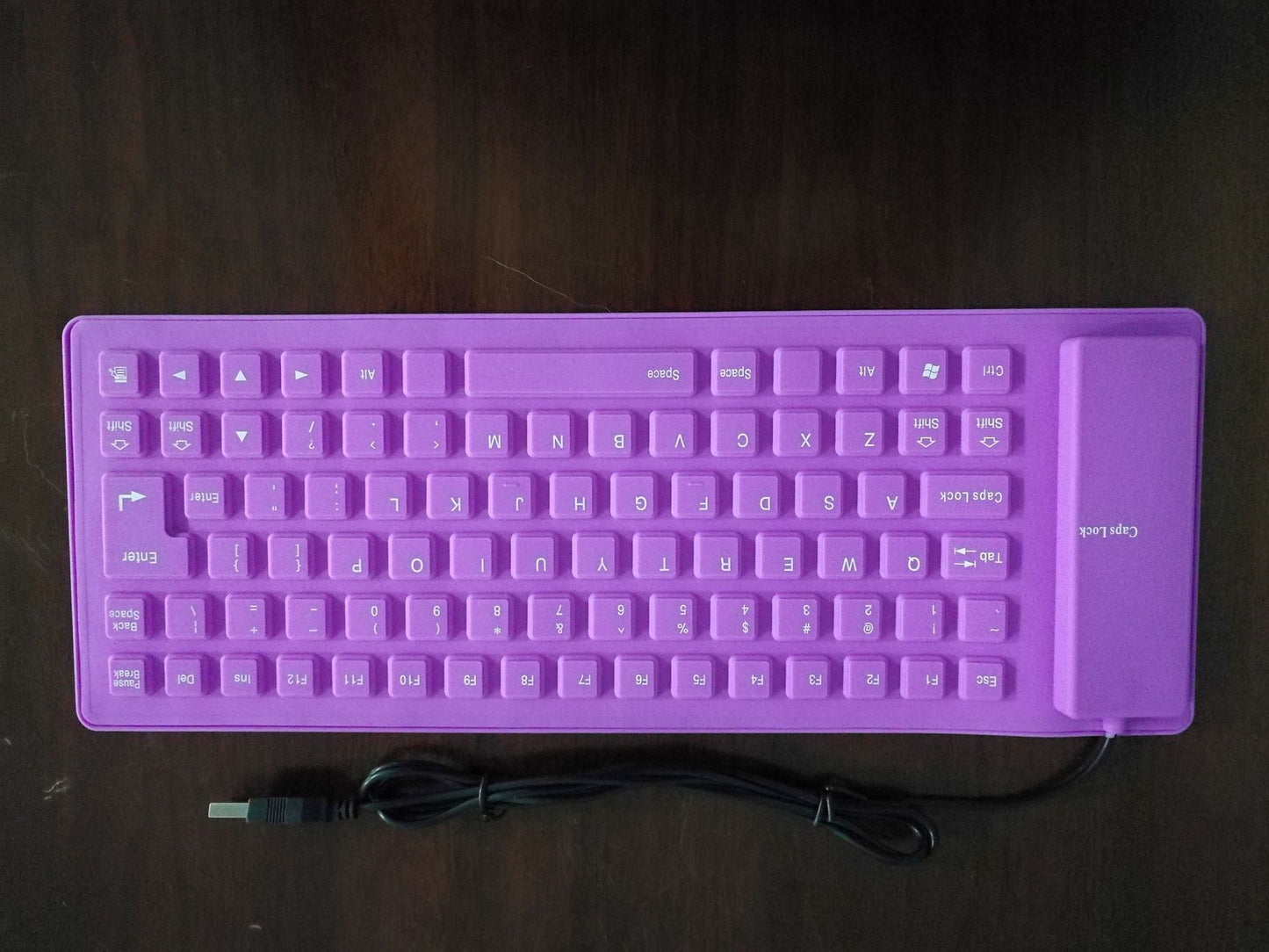 Wired silicone keyboard