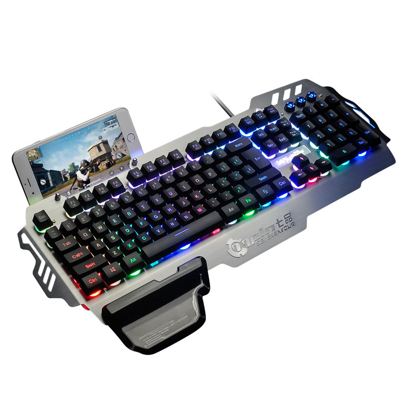 Metal Gaming Keyboard Backlit Keyboard Office