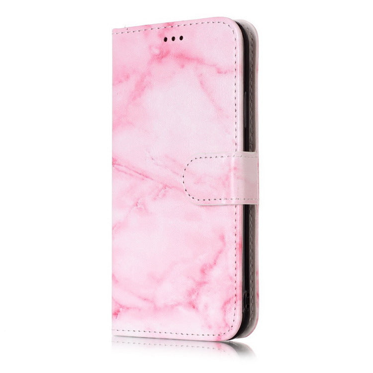 Compatible with Apple, Marble Flip Wallet Case for iPhone 11 Pro max 12 X Xs max XR 7 8 6 6S plus Book Style Phone Case 3D Vision Leather Cases Coque