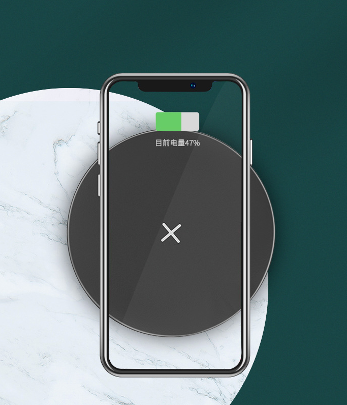 The New Ultra-Thin Round Wireless Charger 15W Fast Charge Wireless Charger Fast Charge