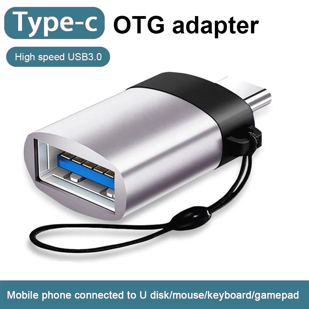 Type-C To Usb3.0 Female Adapter With Chain