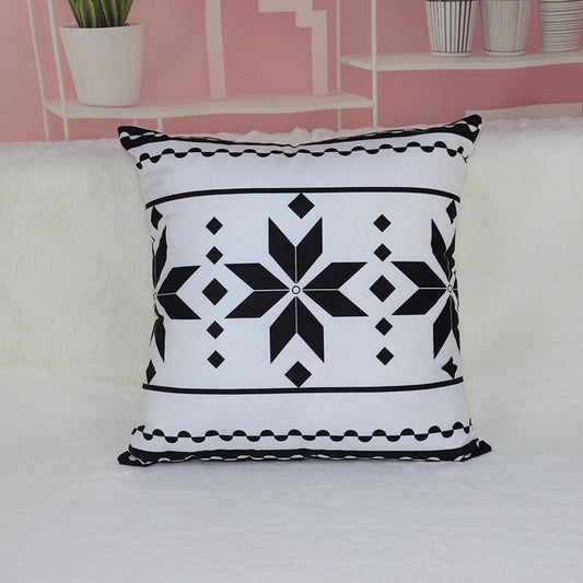 Amazon household products pillow cover single side printing Nordic pillow office car cushion waist pillow wholesale