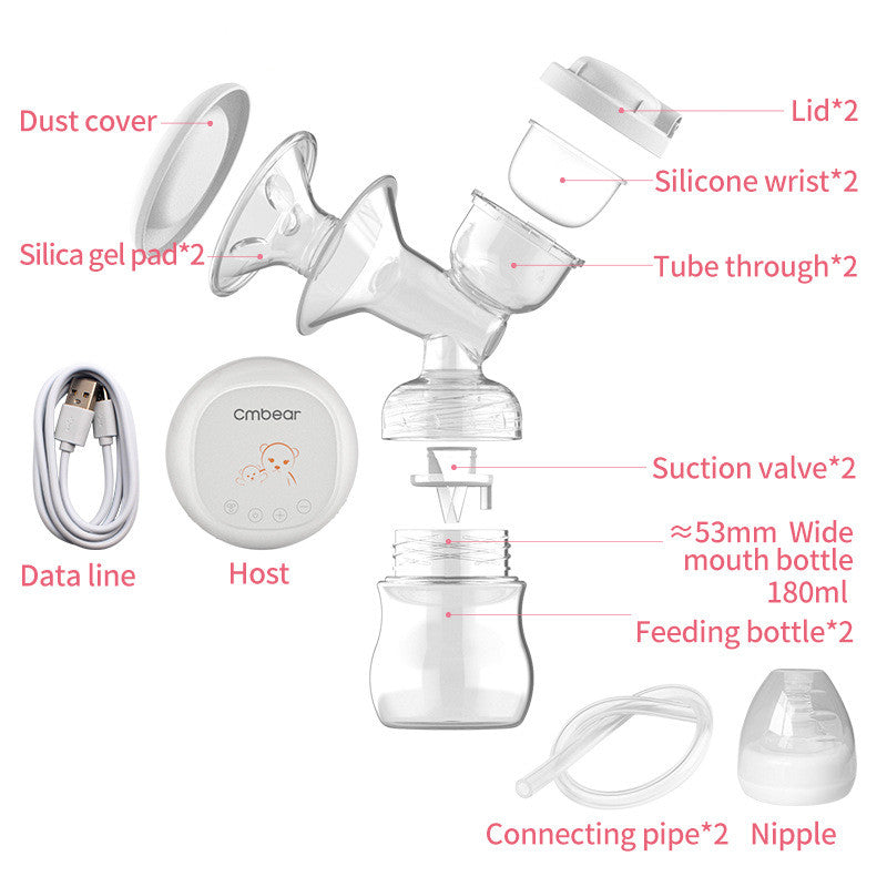 Maternal And Baby Products Massage Electric Bilateral Breast Pump Breast Pump