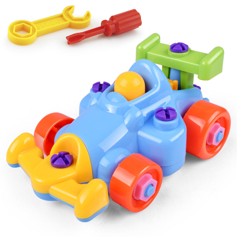 Children's plastic building block toys