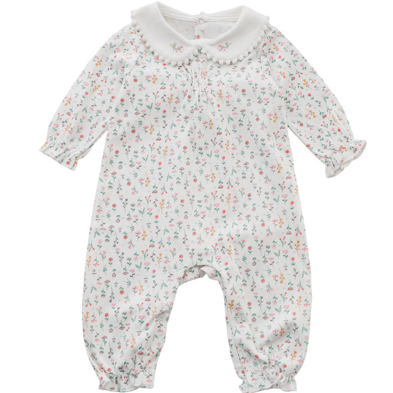 Baby floral jumpsuit