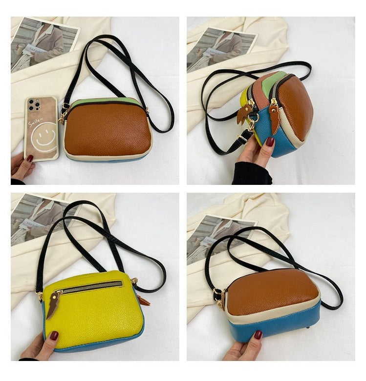 New First Layer Leather One-shoulder Crossbody Small Bag For Women