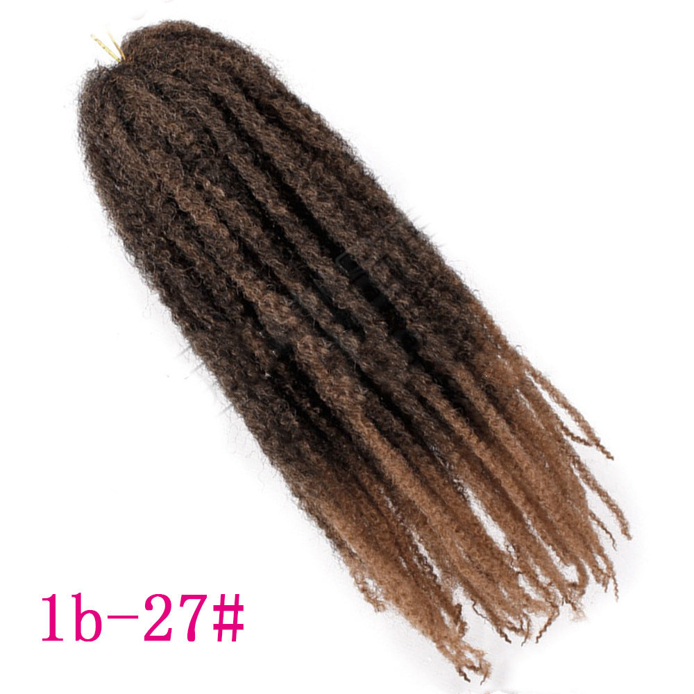 New chemical fiber wig, African dirty braids