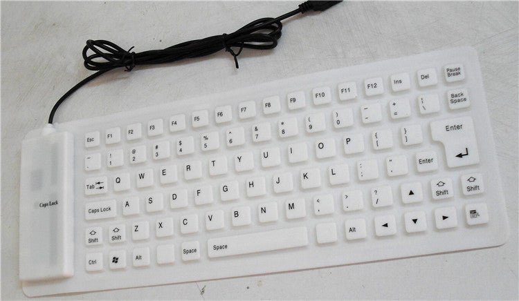 Wired silicone keyboard