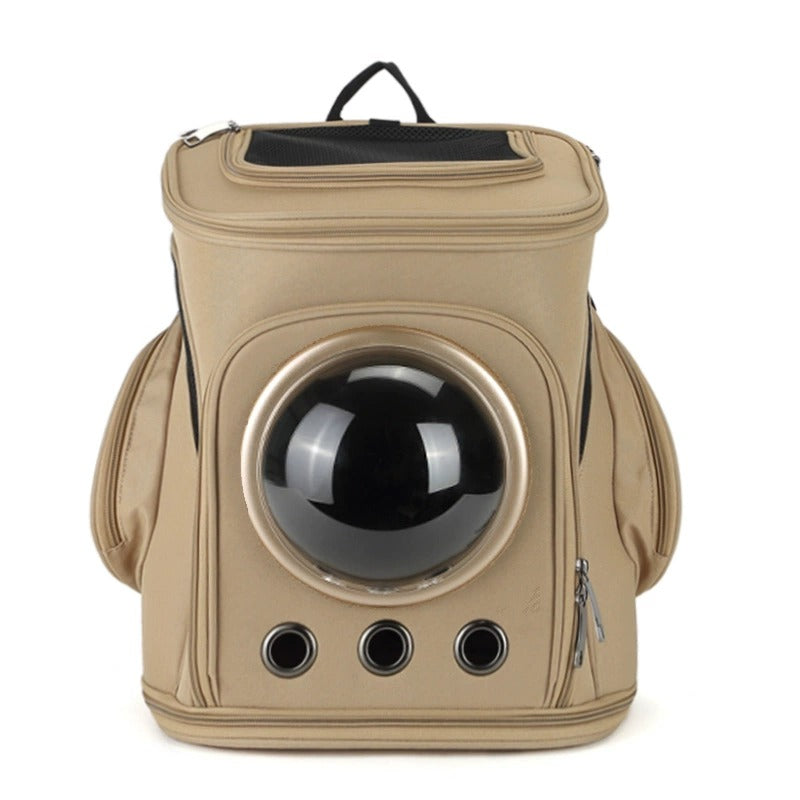 Portable Backpack Pet Bag For Outdoor Use Canvas