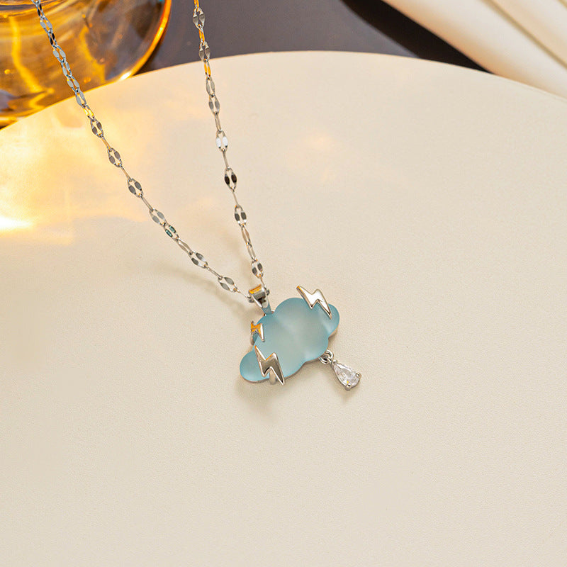 Lightning Cloud Necklace For Women Special-interest Design