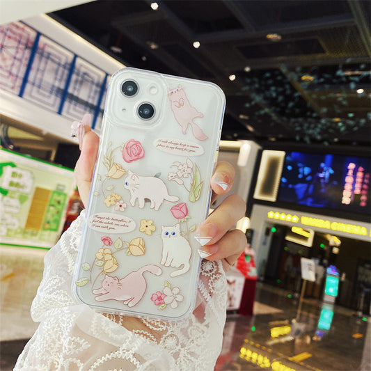 Transparent Quadrangular Drop-proof Phone Case Protector