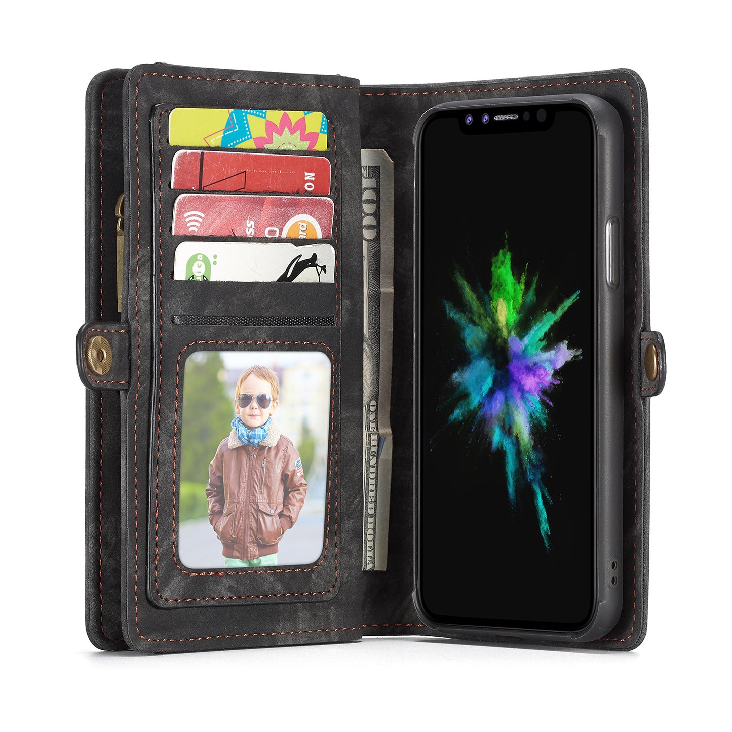 S20 Multi-function XsMax Card Flip Phone Case