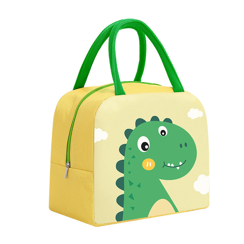 Student Lunch Box Cartoon Lunch Bag Oxford Cloth Thick Aluminum