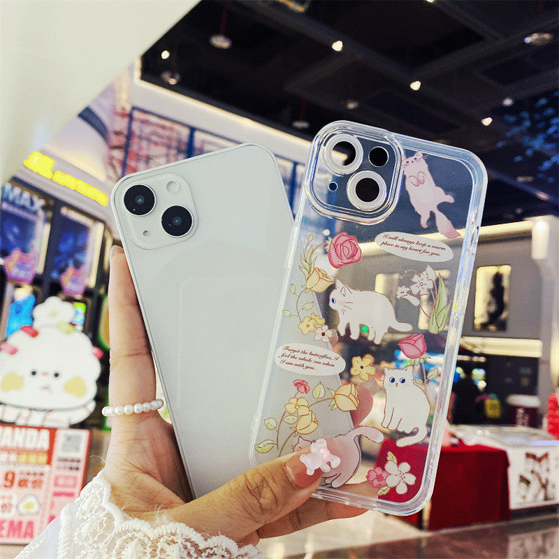 Transparent Quadrangular Drop-proof Phone Case Protector