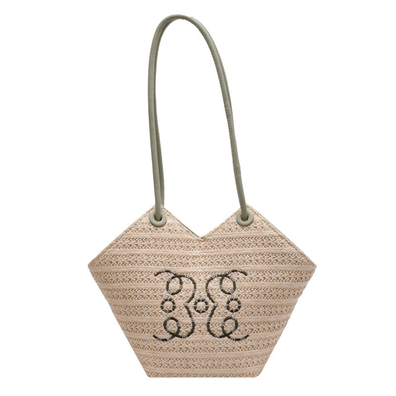 Women's Fashionable Retro Underarm Woven Bag