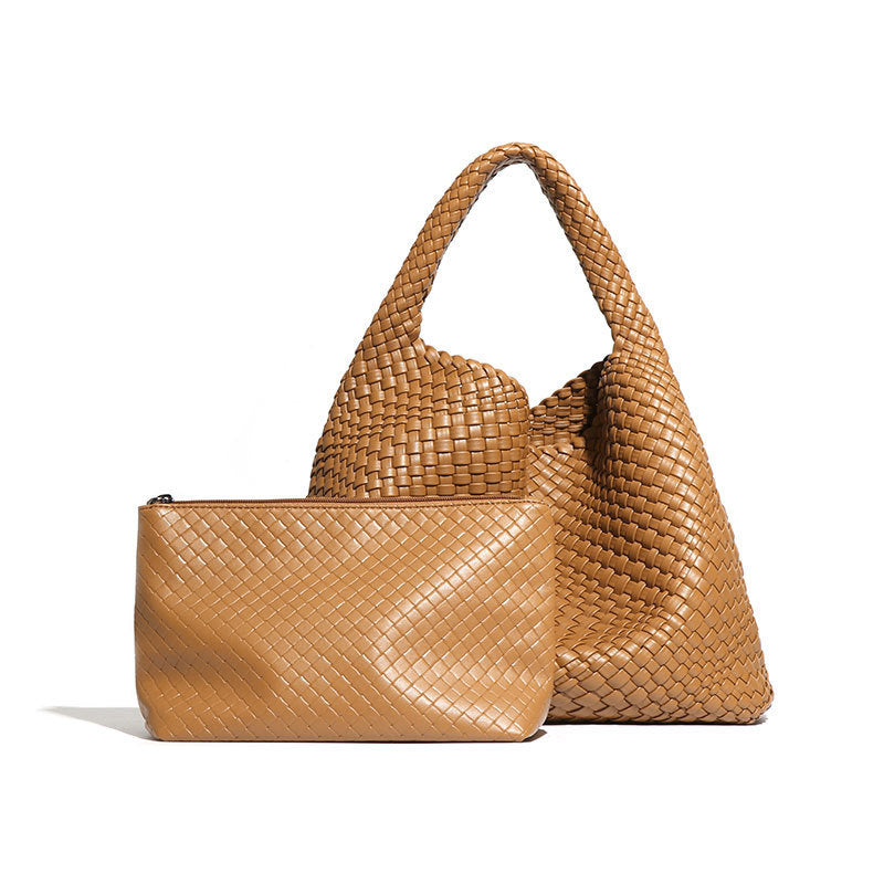 Fashion Casual Large Capacity Hand-woven Bag Women