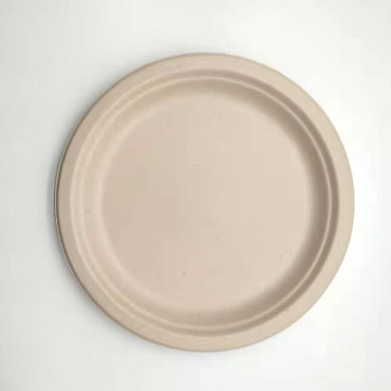 Pure pulp disposable paper plates