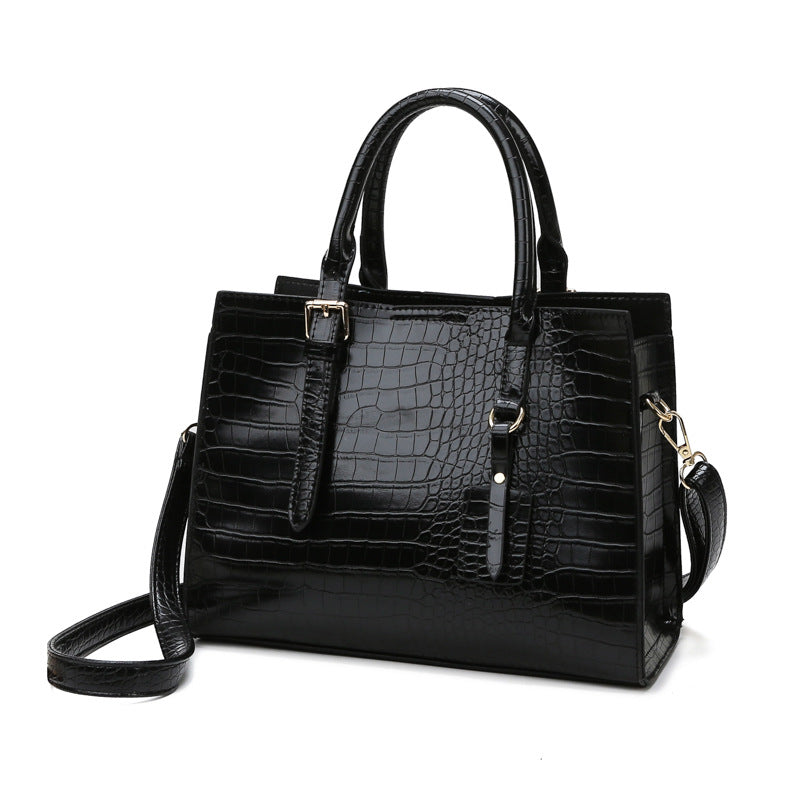 Patent Leather Pattern Fashion Bag Women