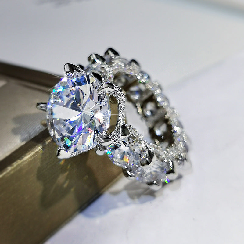 European And American Popular Noble Princess Diamond Ring