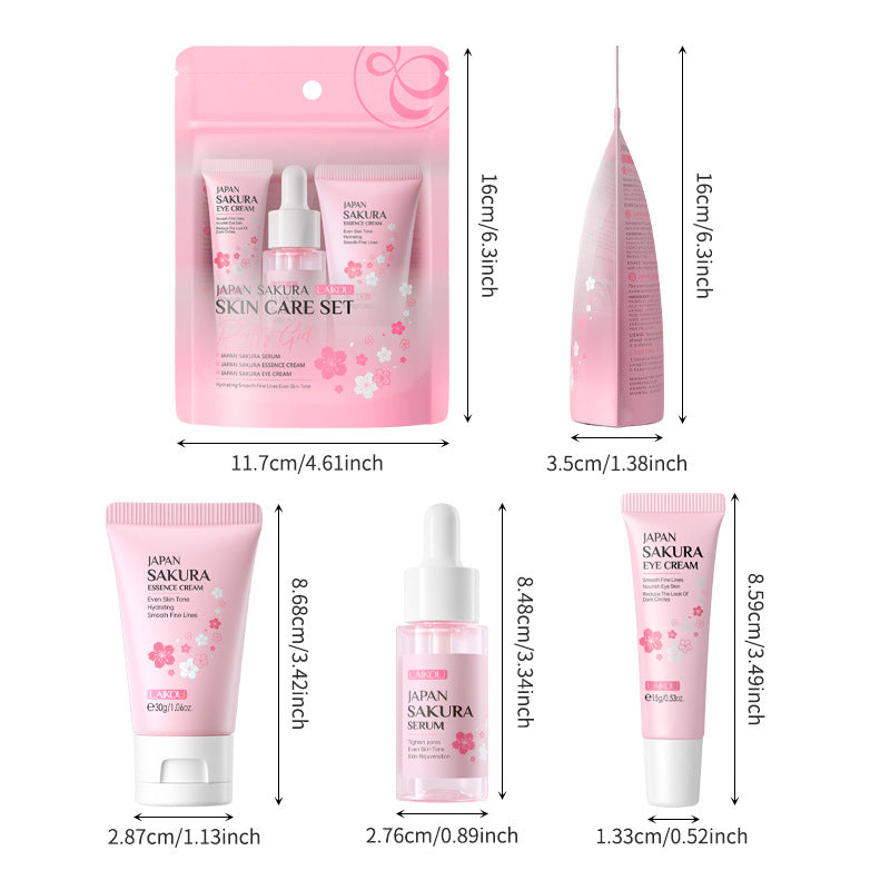 Cherry Blossom Skin Care Set 3 Pieces