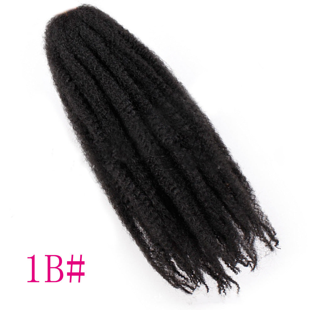 New chemical fiber wig, African dirty braids