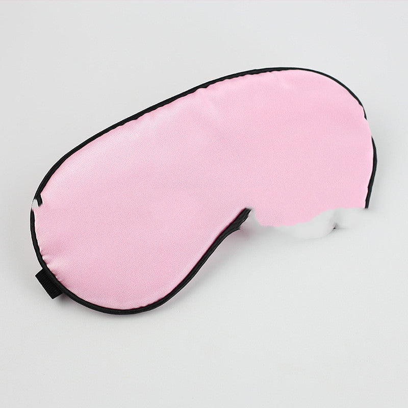 1PC Safety Goggles Pure Silk Sleep Eye Mask Padded Shade Cover Travel Relax Aid Blindfold New