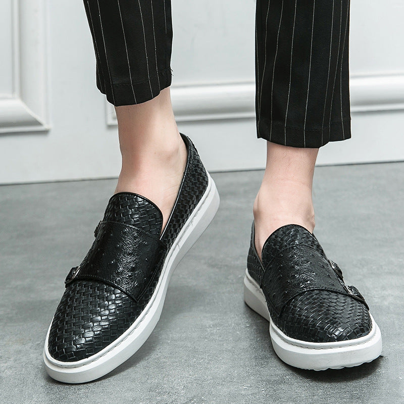 Low-top Sneakers Leather One Pedal Loafers