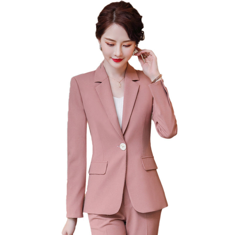 Slim Business Long Sleeve Suit Jacket