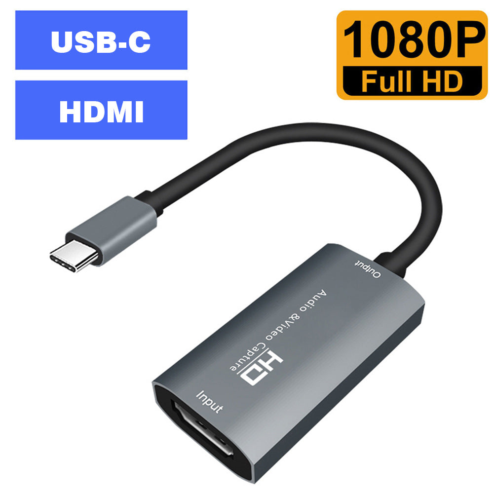 Factory Direct Type-c To HDMI HD Audio And Video Capture Card 4K Input Switch Game Capture Card