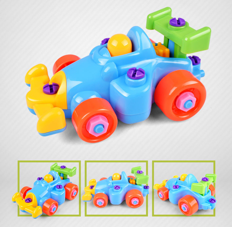 Children's plastic building block toys