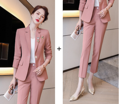 Slim Business Long Sleeve Suit Jacket