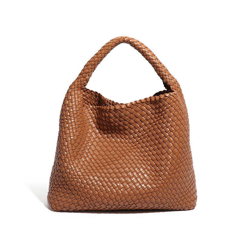 Fashion Casual Large Capacity Hand-woven Bag Women