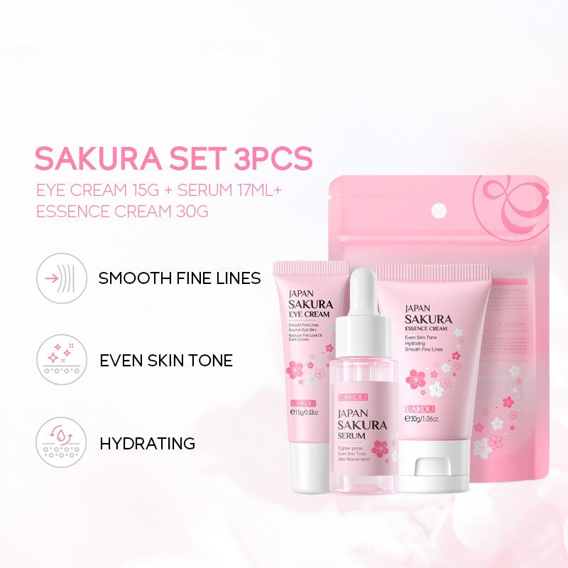 Cherry Blossom Skin Care Set 3 Pieces