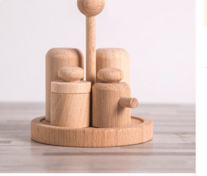 Wooden children's kitchen toys