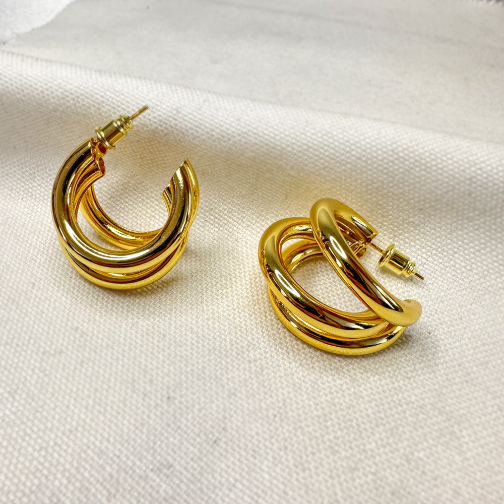 Women's Fashion Daily Temperament Ear Studs