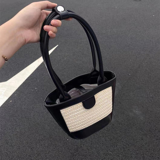 New Straw Hand-held Shoulder Underarm Bag Women