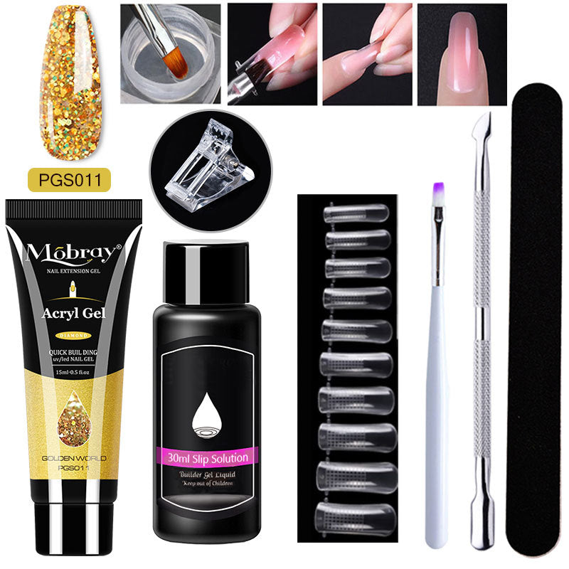 7-Piece Nail Art Crystal Extender Set