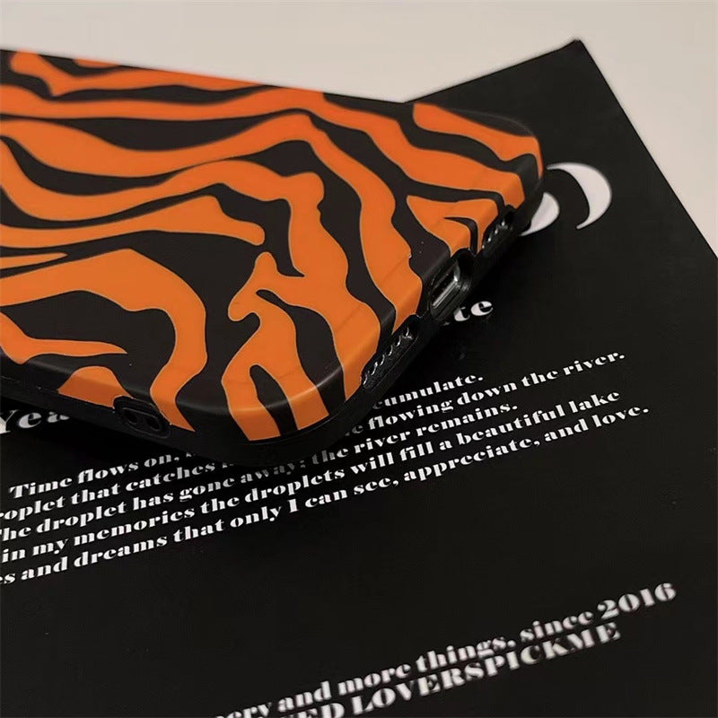 Fashion Tiger Pattern Orange Phone Case