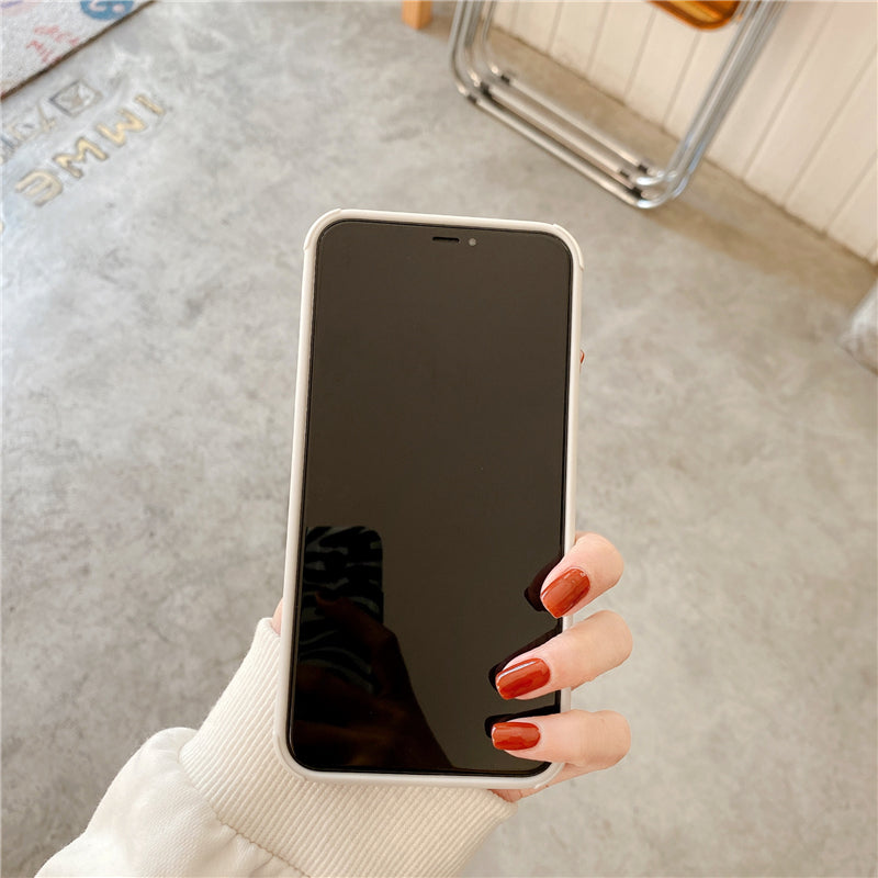 Simple Literary Black And White Oil Painting Creative Anti-fall Mobile Phone Case