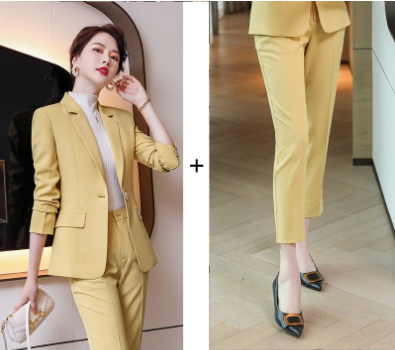 Slim Business Long Sleeve Suit Jacket